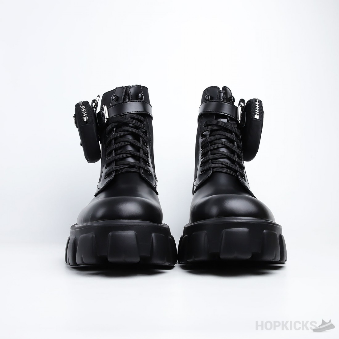 Prada Monolith Combat Boots